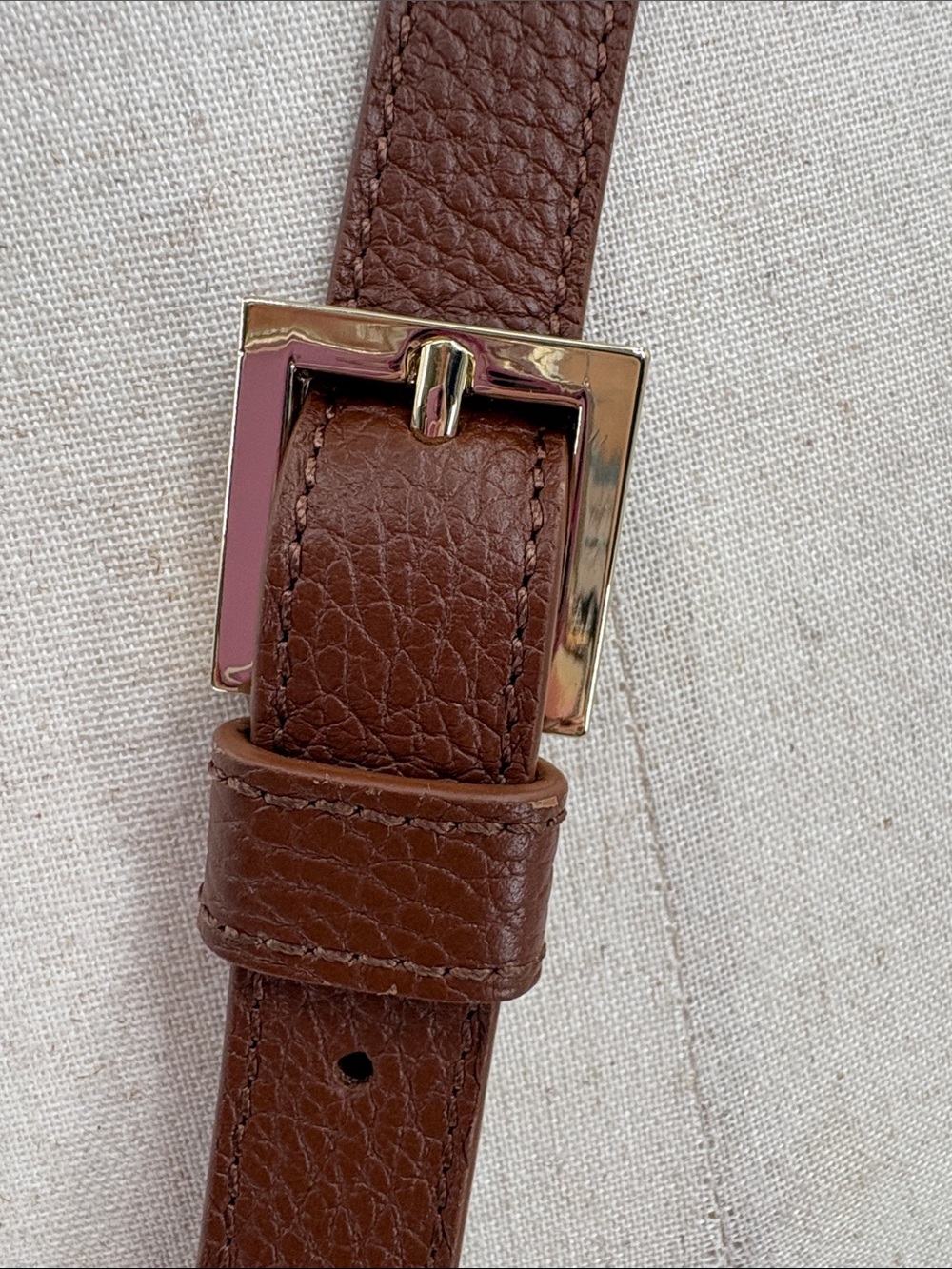 DeMellier London Midi Venice Bag Cognac Grain Leather Top Handle Crossbody Spain - Picture 5 of 10